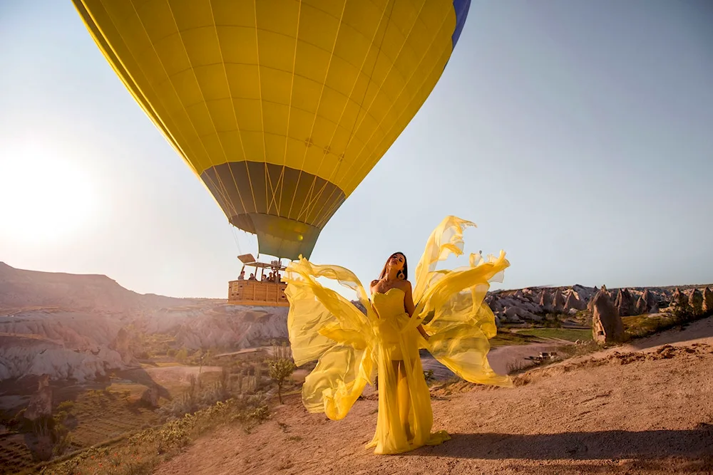 Balloon in the sky