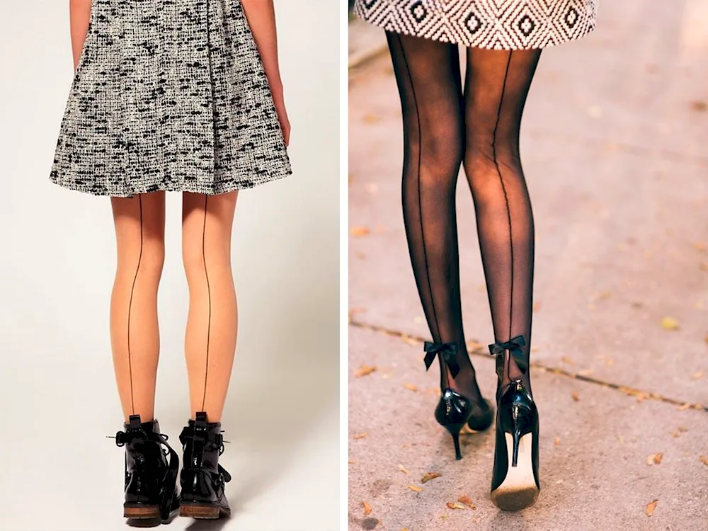 Capron tights with skirt