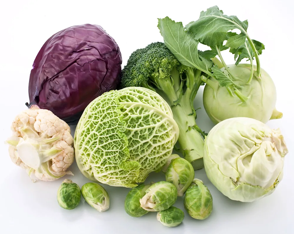 Cross-coloured broccoli