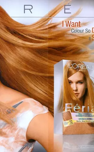 Caramel blond loreal dye