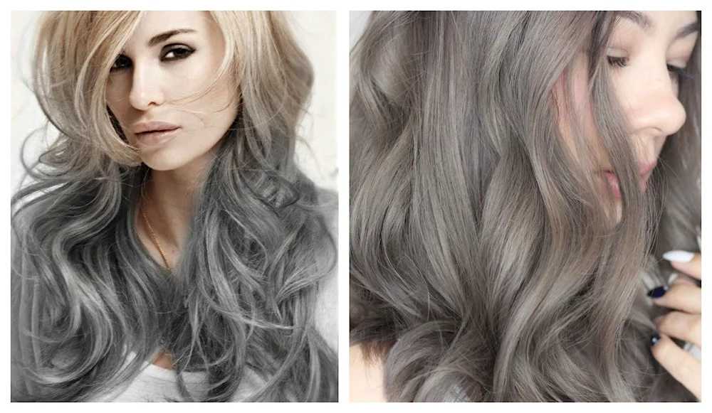 Ombre balayage ash