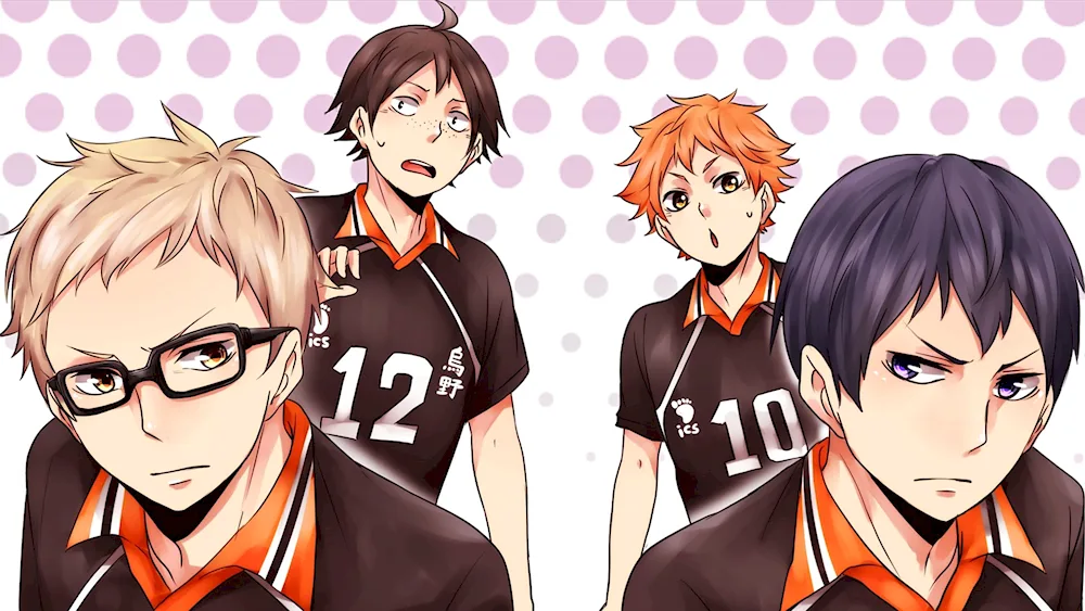 Anime volleyball Haikyuu