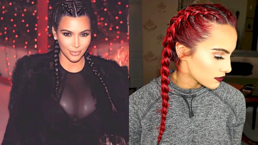 Kardashian braids