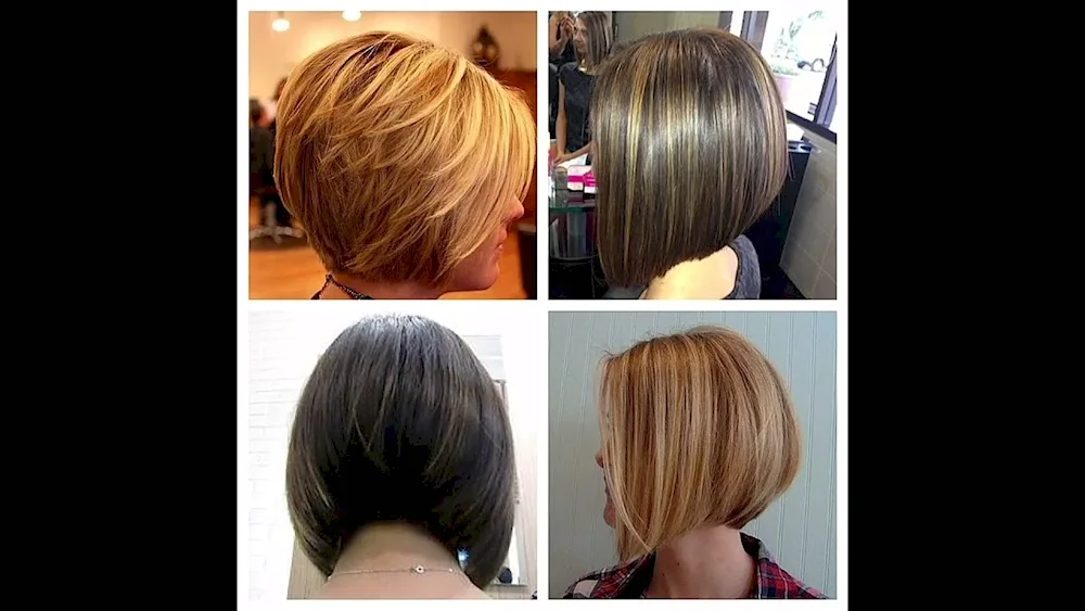 Graduated Bob Kaskad haircut