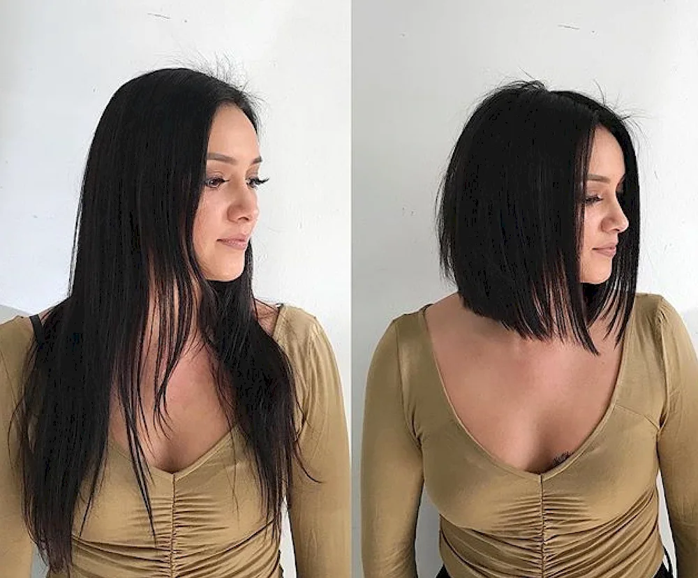 Long bob. Bob