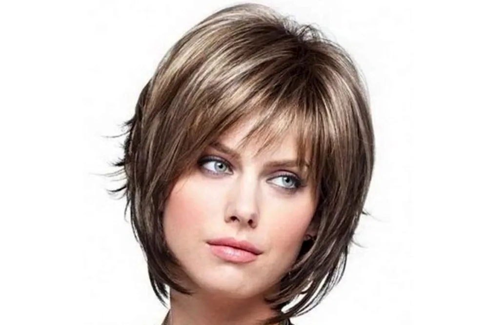 Cascade bob haircut