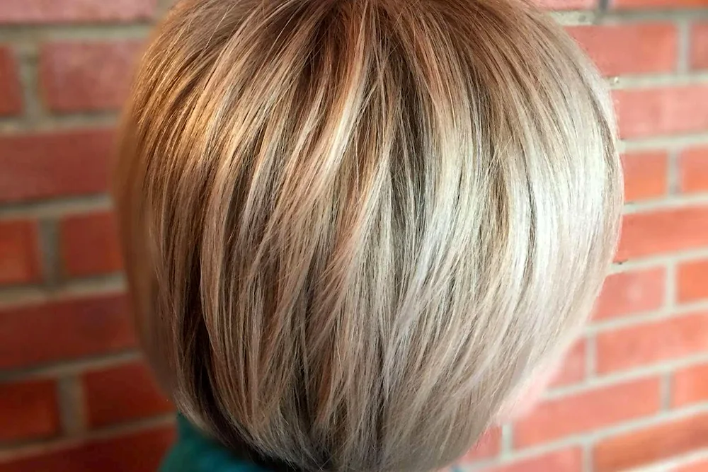 Balayage shatush kare blonde