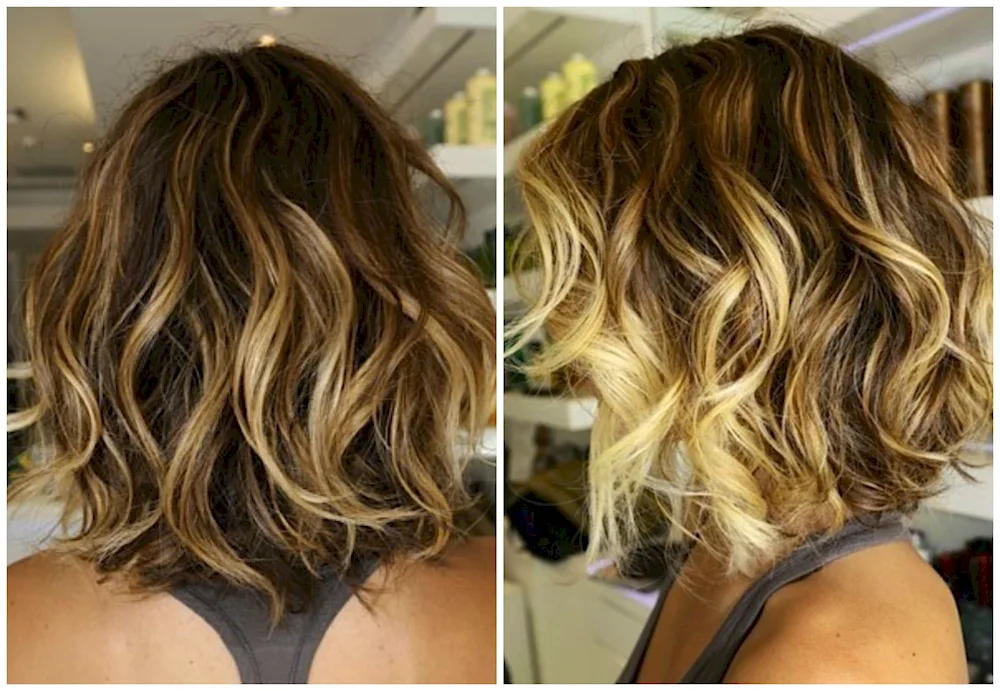 Balayage curls