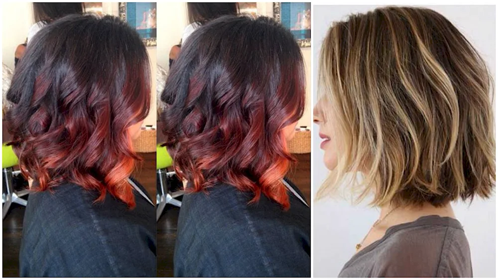 Peplum balayage on bob