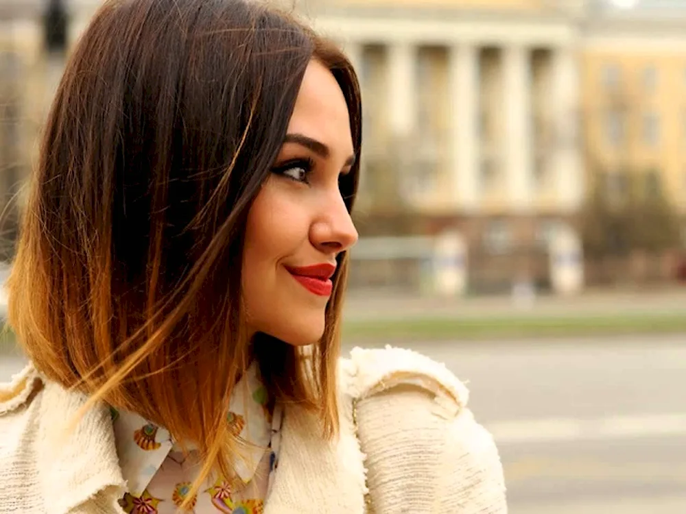 Ombré on long hair