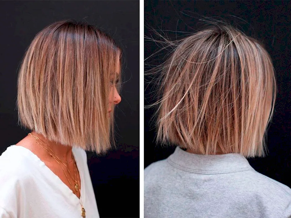 Long bob haircut