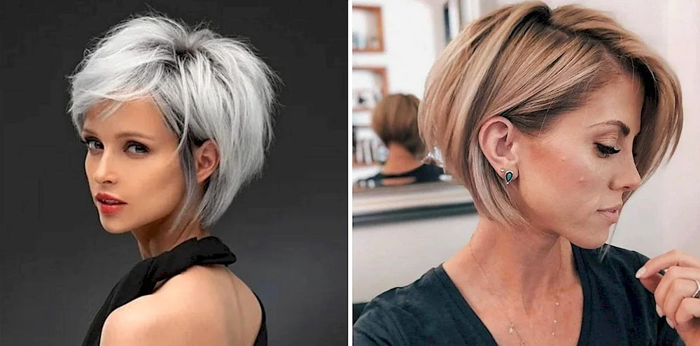 Pixie Bob haircut and Bob bob