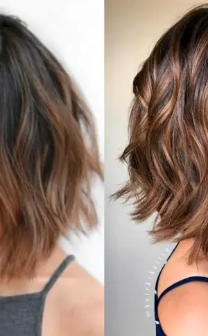 Brown Shag Balayage