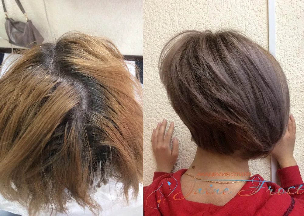 Gradyirovannoe bob haircut for girls