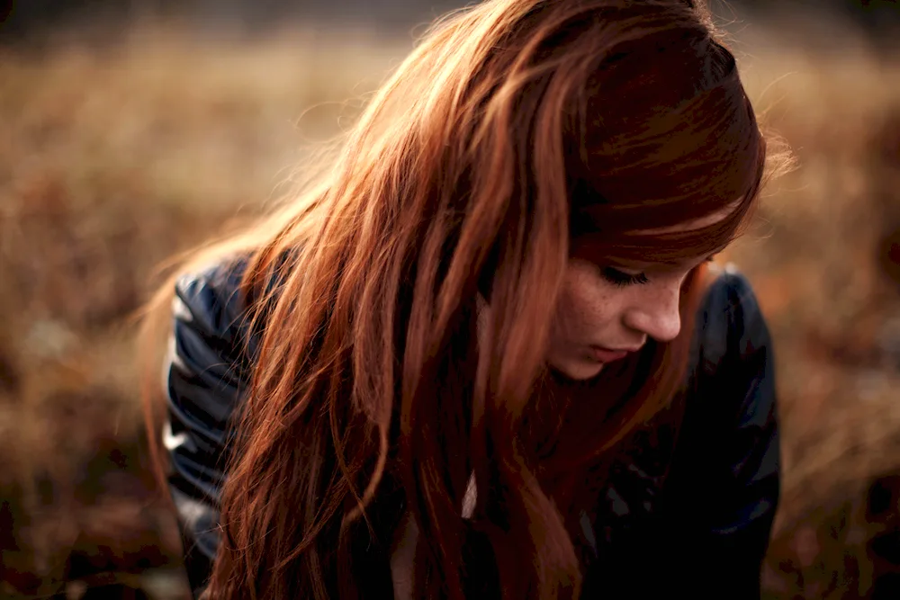 Karen Gillan with red hair