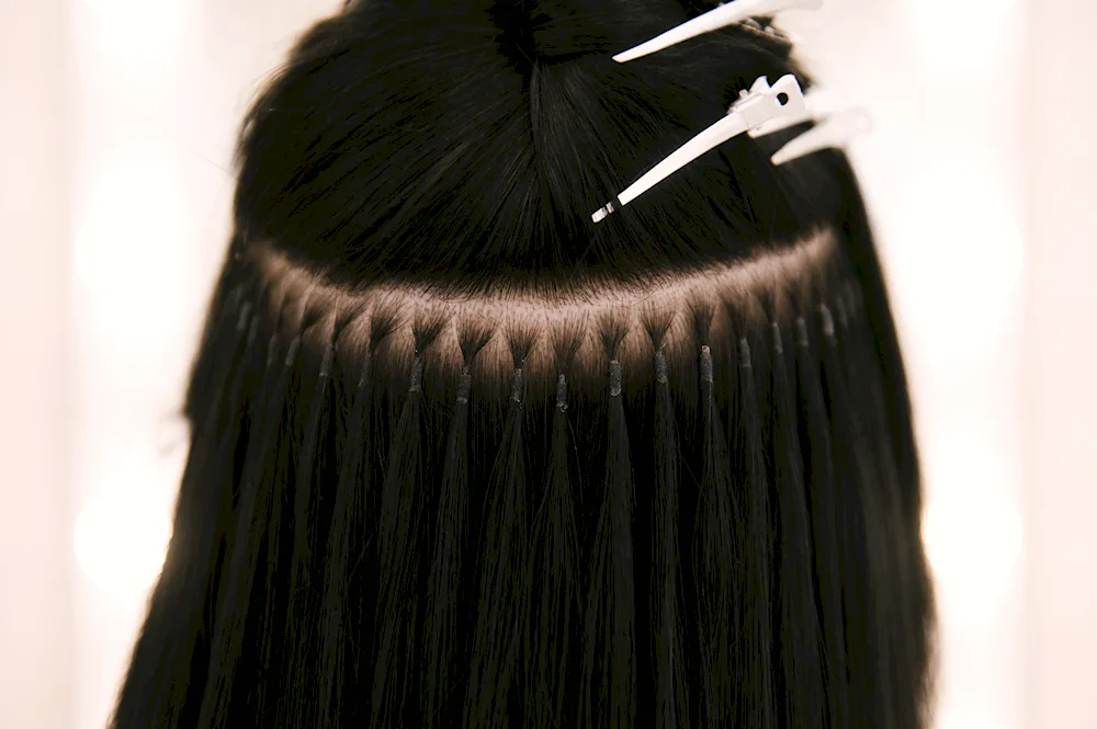 Frame hair extensions