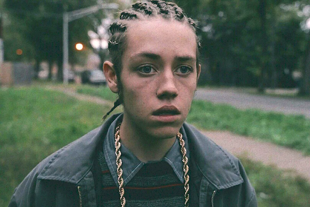 Karl Gallagher with pigtails