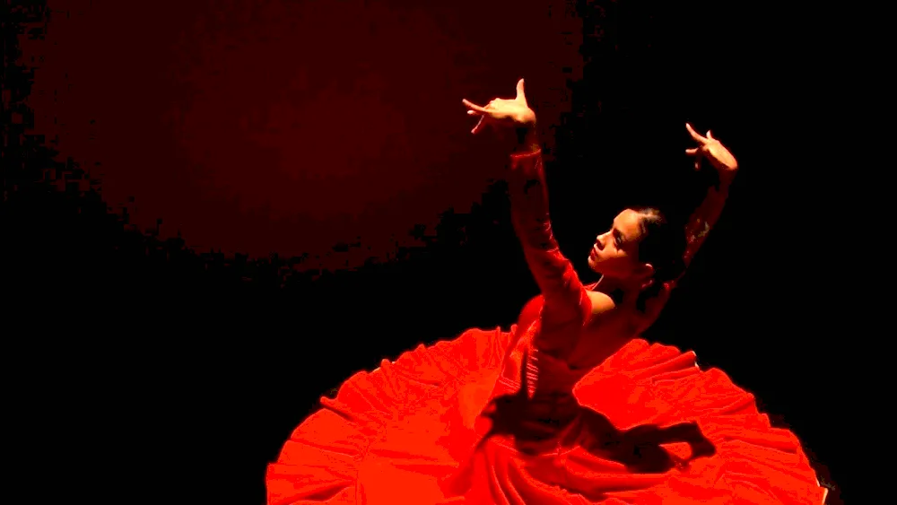 Spanish flamenco dance