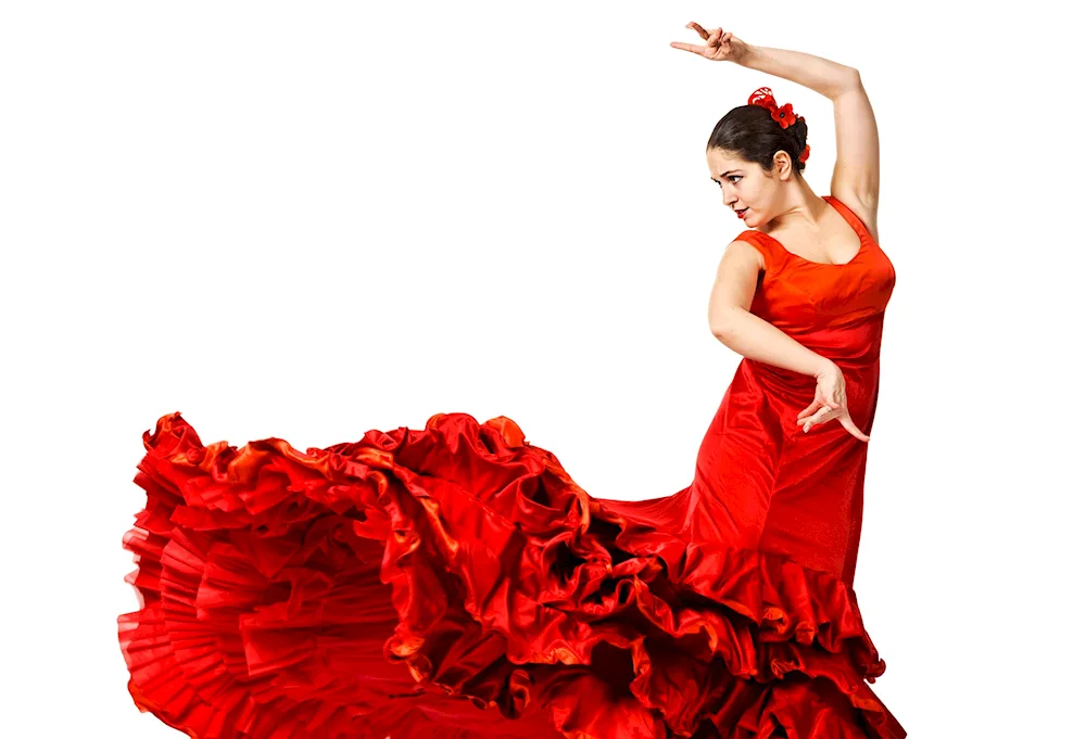 Spanish flamenco dance