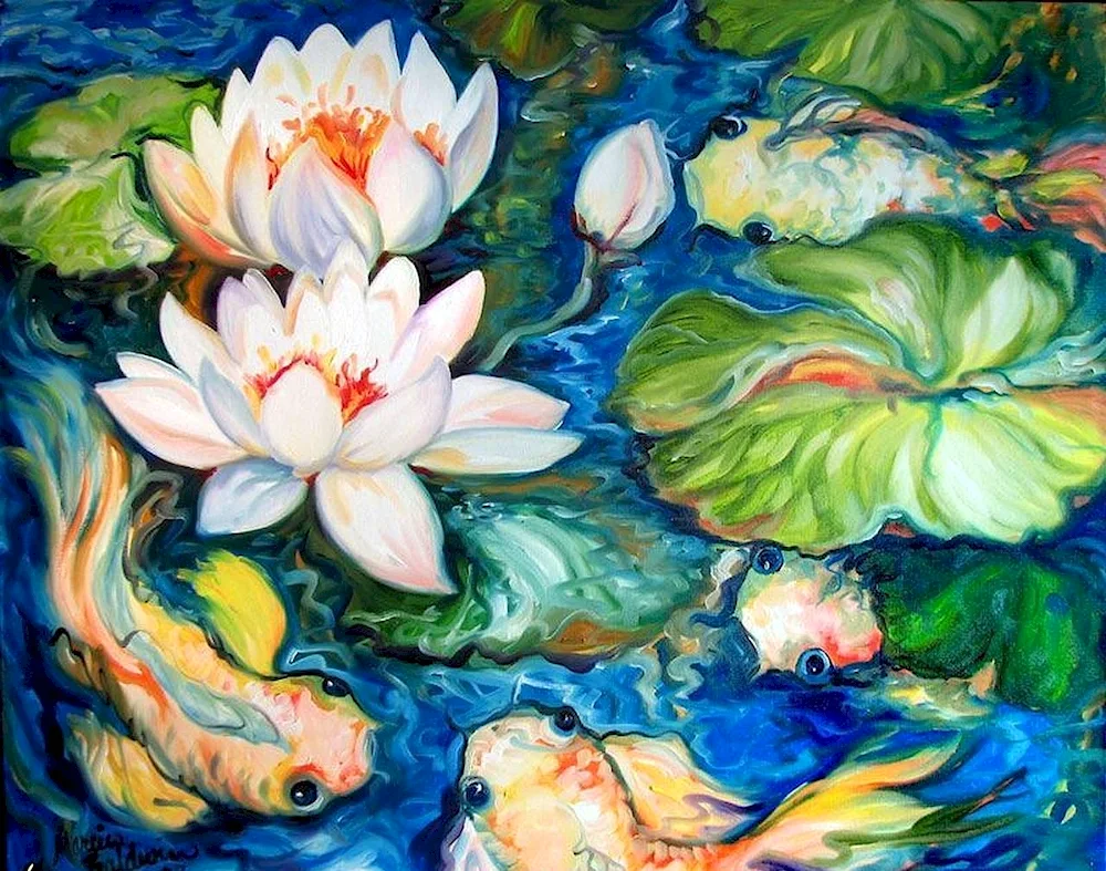 Fish painting