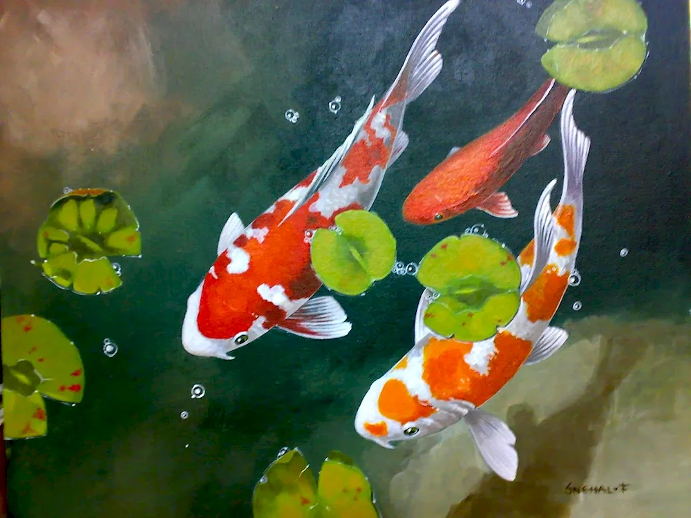 Hayao Miyazaki koi carp