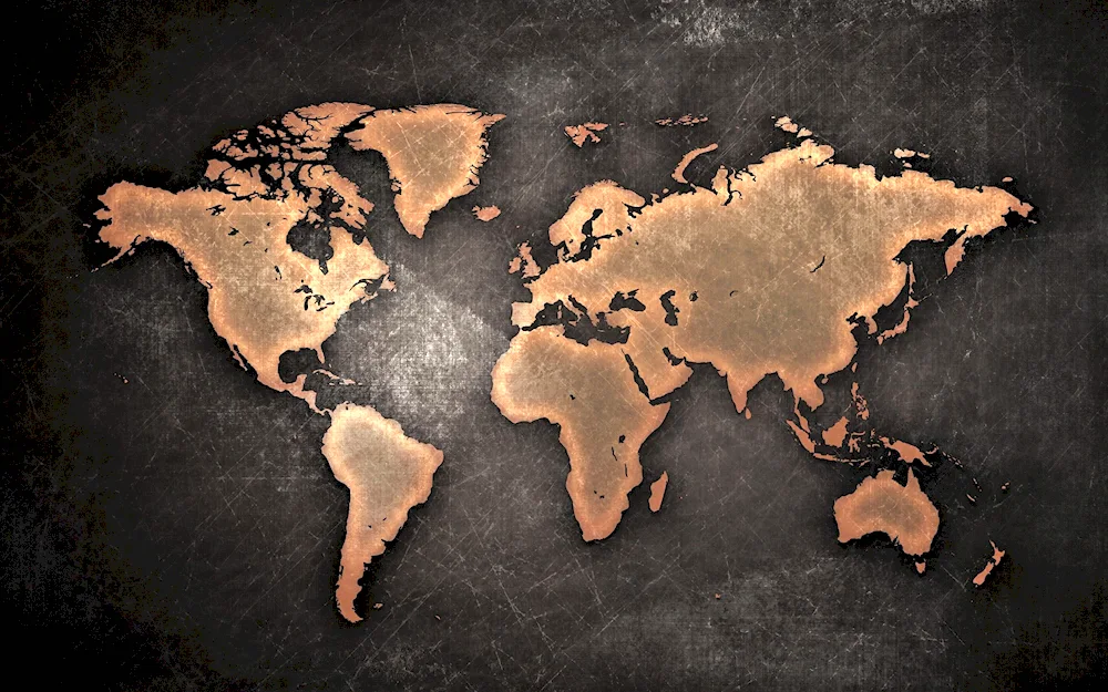 World map desktop wallpapers