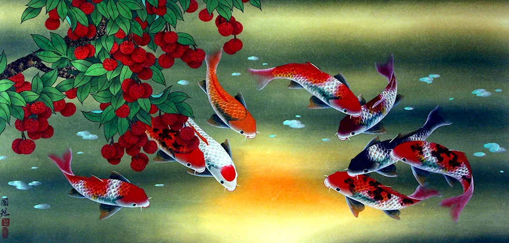 Koi Carp Hayao Miyazaki