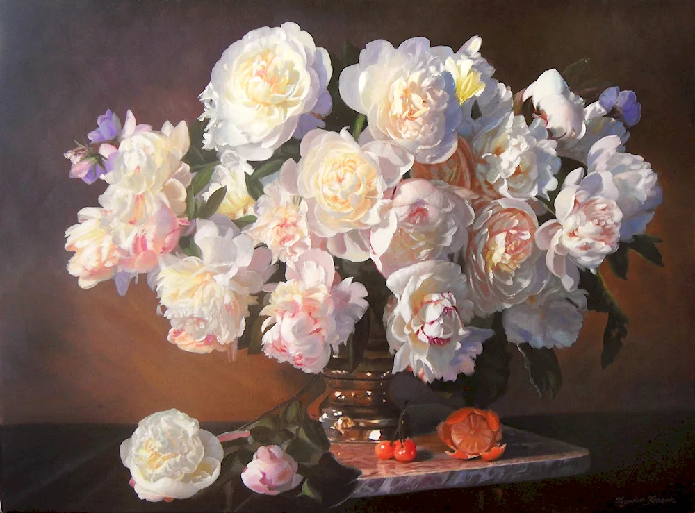 Peonies by Zbigniew Kopania