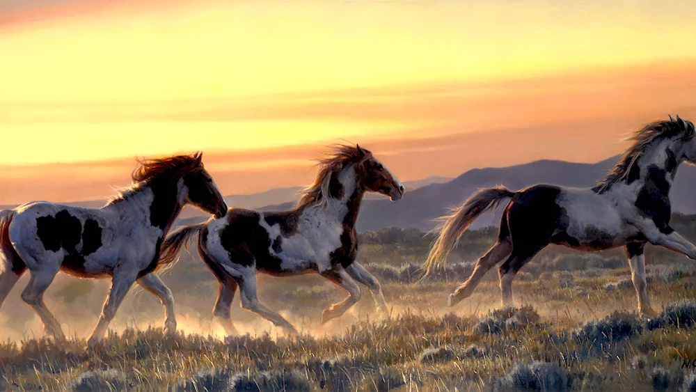 Paintings of horses