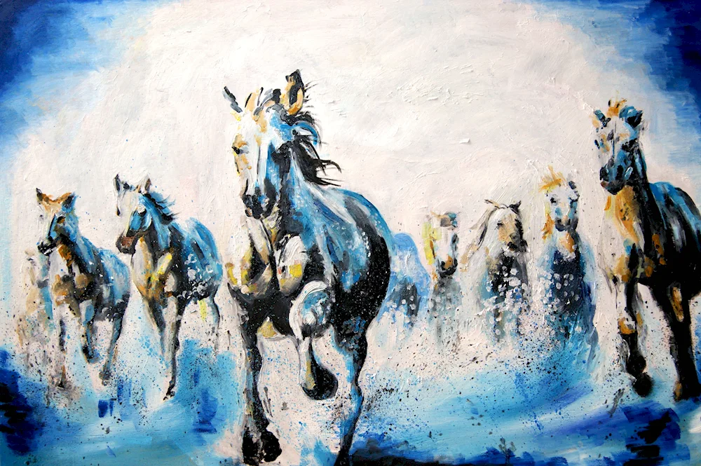 Paintings of horses