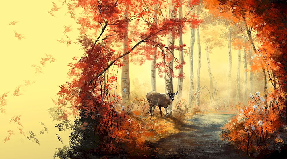 Autumn painting