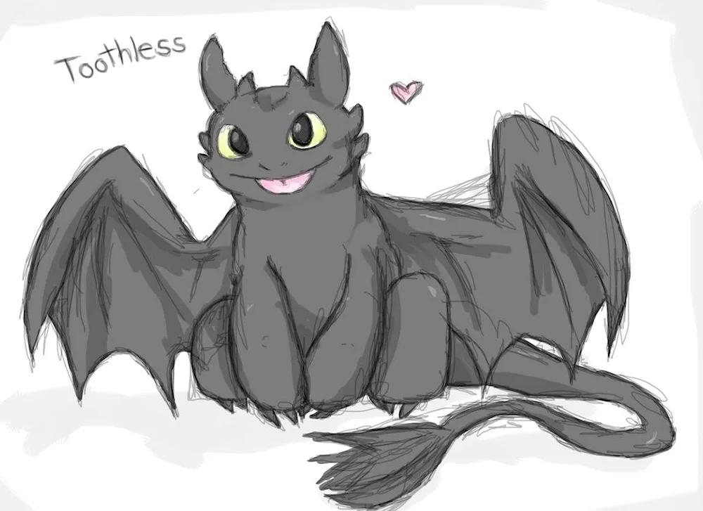 Toothless and Day Fury Fury cute