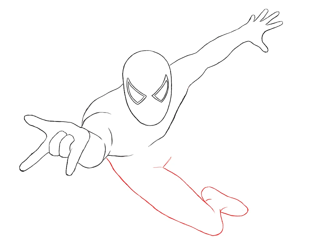 Spider man colouring for drawing. Spider-Man pictures for drawing