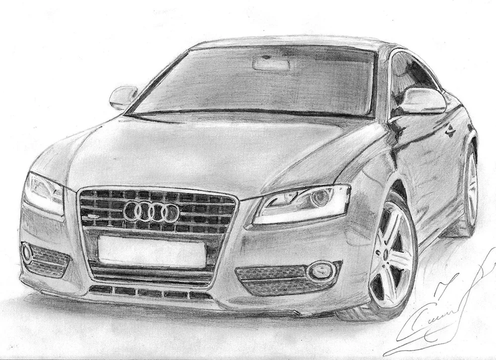 Car sketching pictures