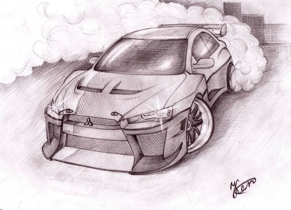 Car drawing