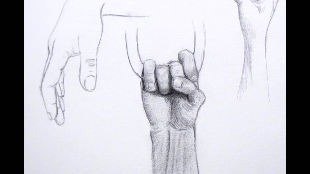 Pictures for sketching hand
