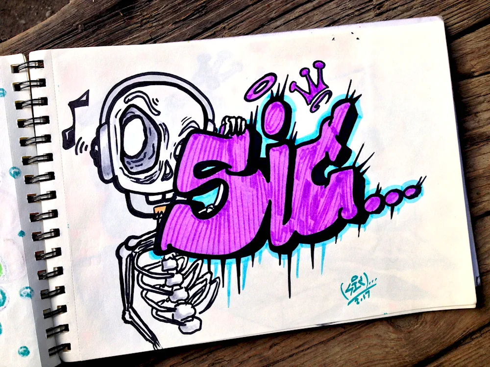 Graffiti graffiti for sketching