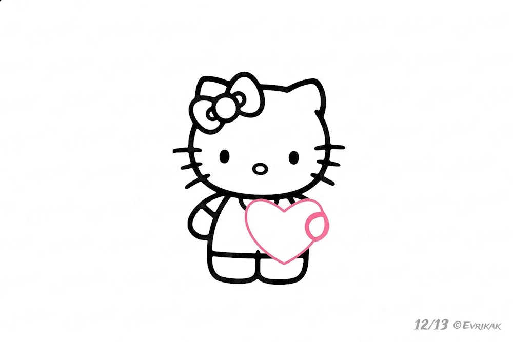 Hello Kitty pictures for drawing