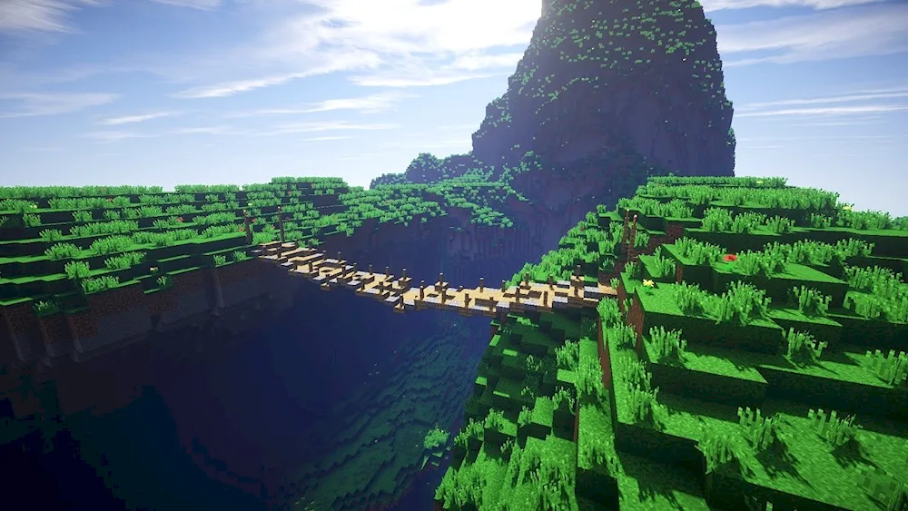 Maincraft pictures with shaders