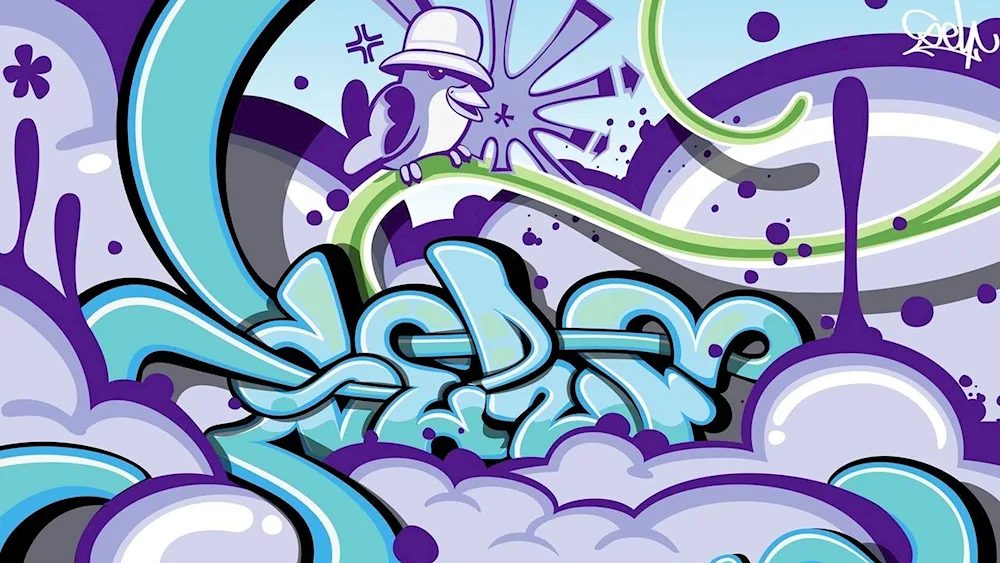 Graffiti wallpaper