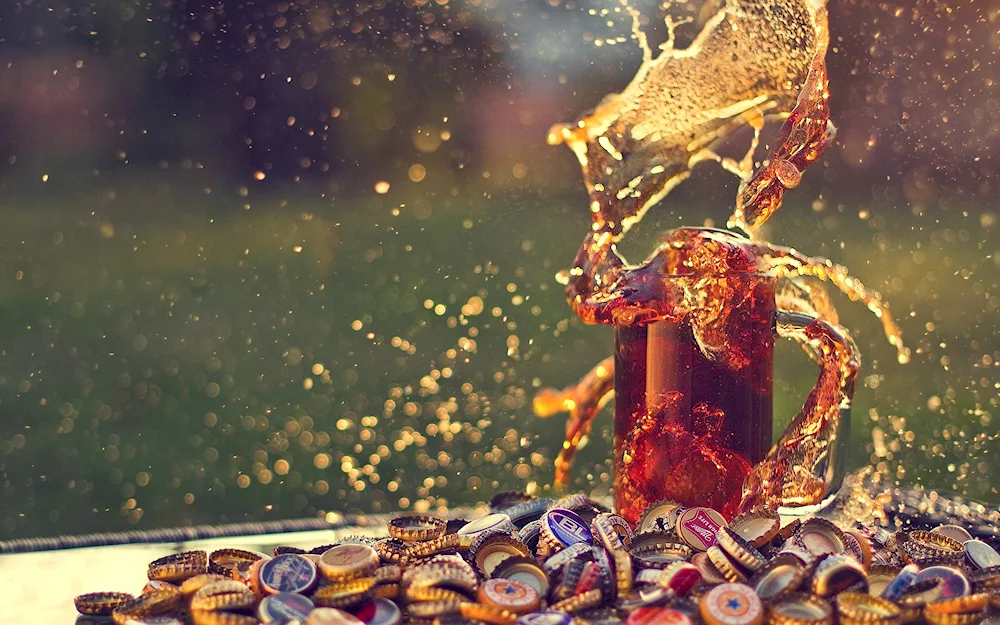 Beer still life.