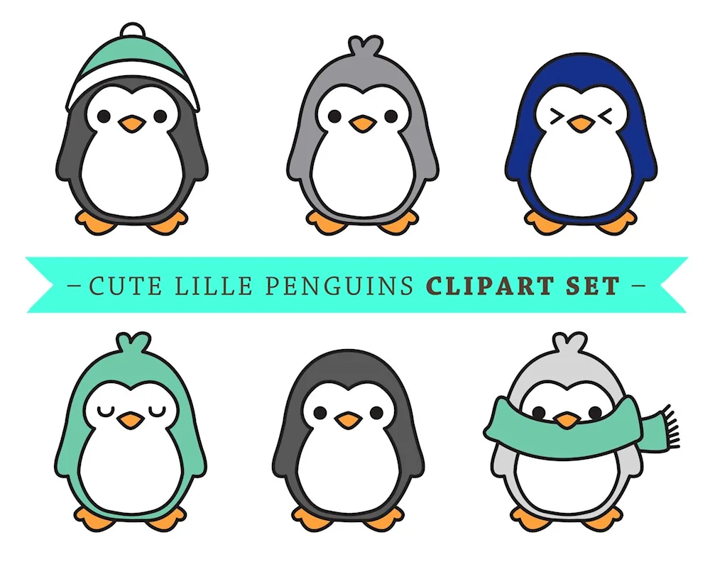 Penguin pictures for drawing