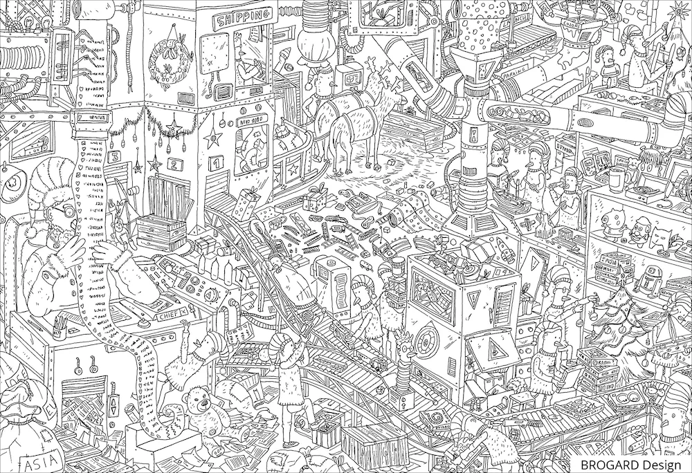 Colouring pictures for adults