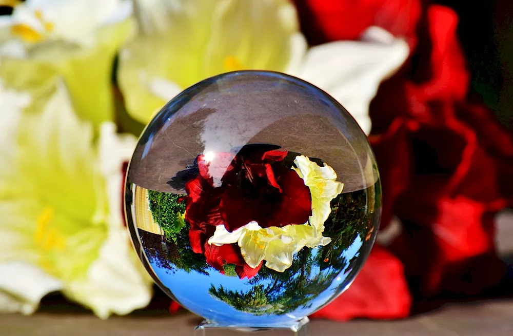 Glass balls 3d