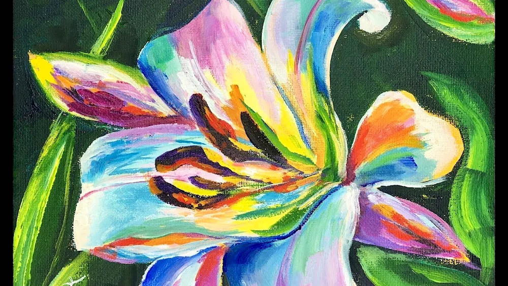 Paintings with paints