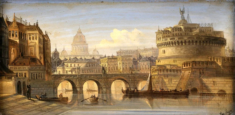 Paintings by August von Siegen