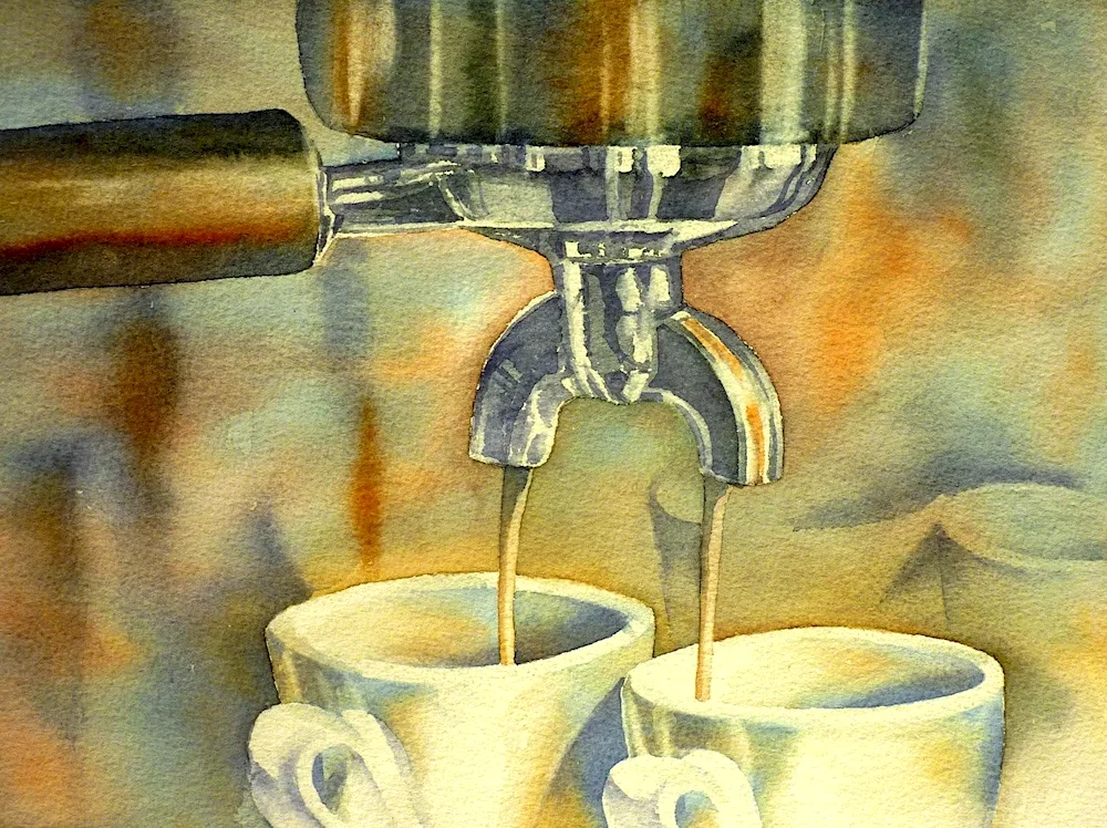 Coffee paintings