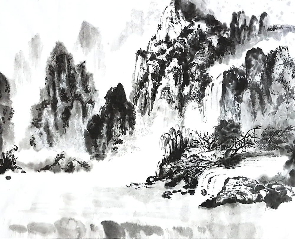 Ink paintings