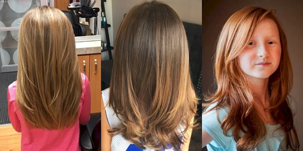 Graduated Cascade haircut Fili