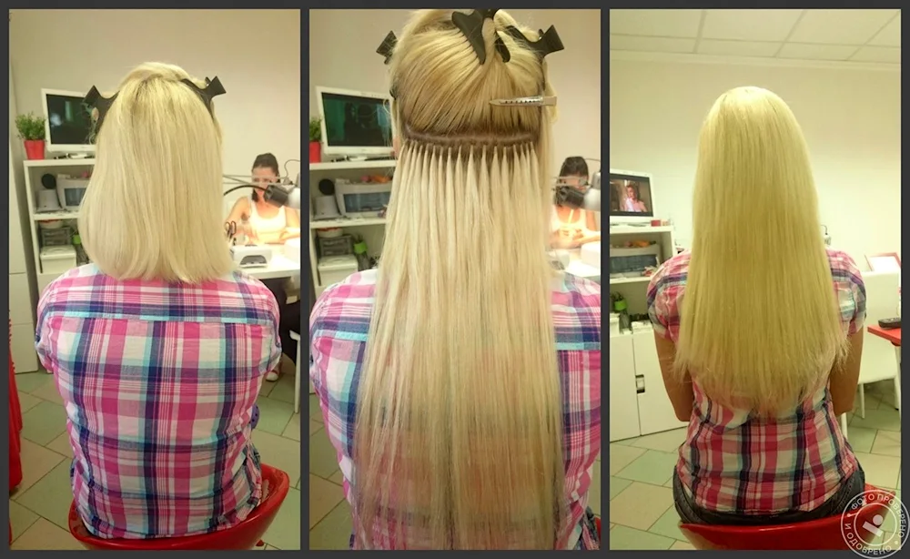 Cascade hair extensions